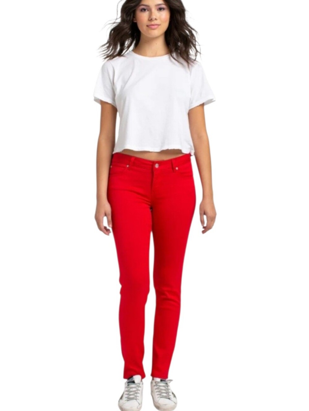 CP Jeans Vibrant Red Skinny Jeans Women’s NWOT Stretch Denim Pants